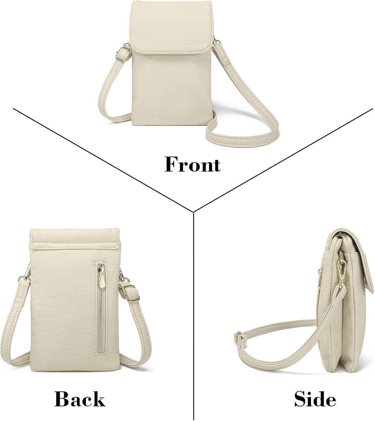 Small Crossbody Bags for Women Vegan Leather Cross Body Phone Purse | Lightweight Cell Phone Wallet, Women's Shoulder Handbags, Mini Cross Body Bag for Woman Travel Shopping Everyday Daily Use