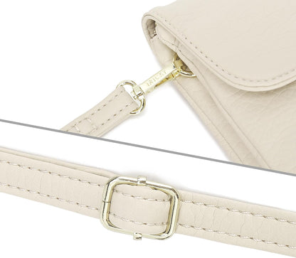 Small Crossbody Bags for Women Vegan Leather Cross Body Phone Purse | Lightweight Cell Phone Wallet, Women's Shoulder Handbags, Mini Cross Body Bag for Woman Travel Shopping Everyday Daily Use