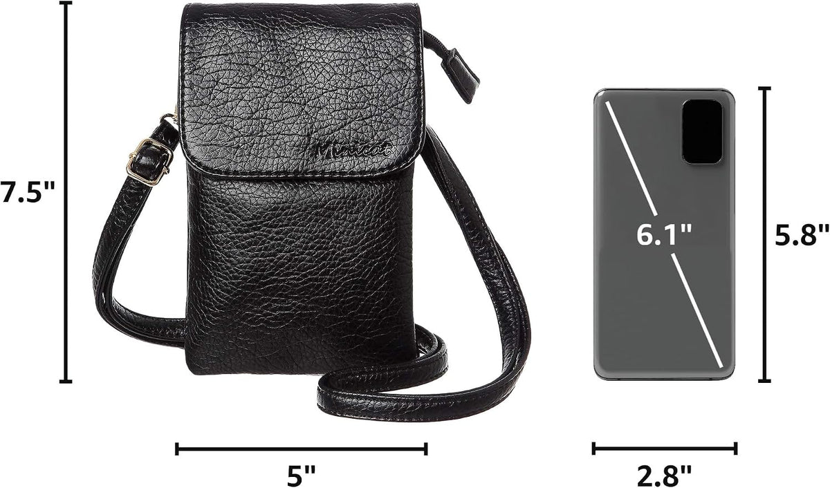 Small Crossbody Bags for Women Vegan Leather Cross Body Phone Purse | Lightweight Cell Phone Wallet, Women's Shoulder Handbags, Mini Cross Body Bag for Woman Travel Shopping Everyday Daily Use