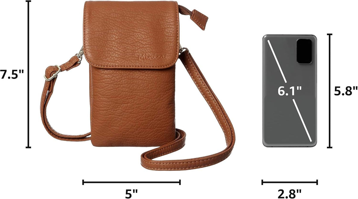 Small Crossbody Bags for Women Vegan Leather Cross Body Phone Purse | Lightweight Cell Phone Wallet, Women's Shoulder Handbags, Mini Cross Body Bag for Woman Travel Shopping Everyday Daily Use