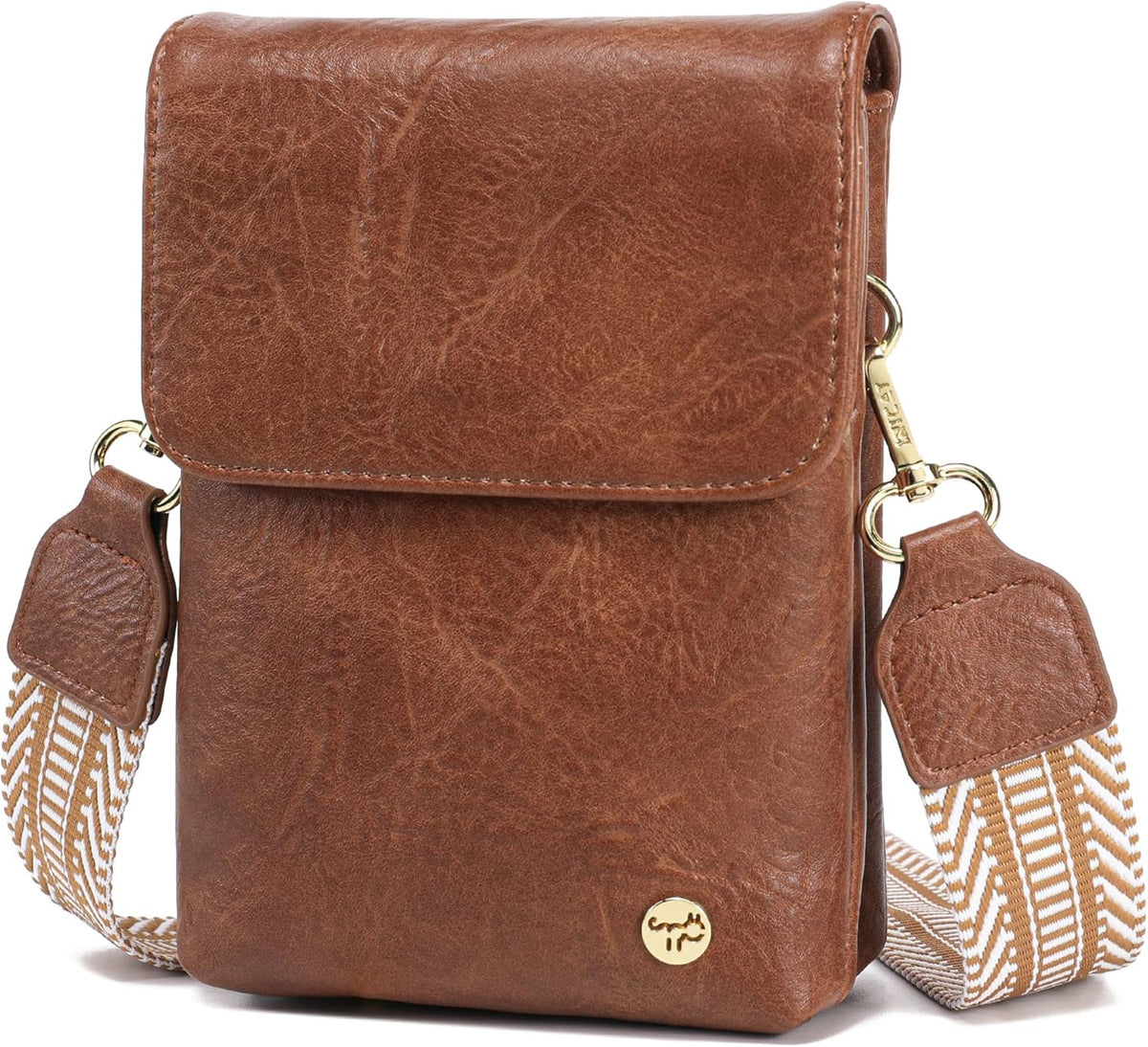 Small Crossbody Bags for Women Vegan Leather Cross Body Phone Purse | Lightweight Cell Phone Wallet, Women's Shoulder Handbags, Mini Cross Body Bag for Woman Travel Shopping Everyday Daily Use