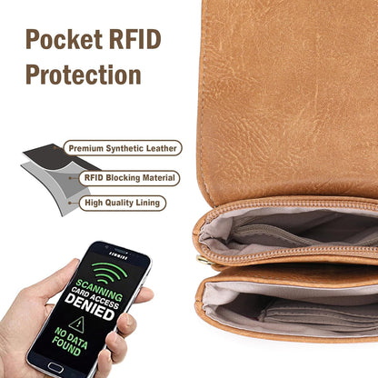 Small Crossbody Bags for Women Vegan Leather Cross Body Phone Purse | Lightweight Cell Phone Wallet, Women's Shoulder Handbags, Mini Cross Body Bag for Woman Travel Shopping Everyday Daily Use