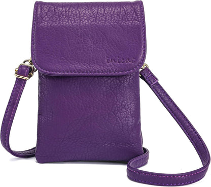 Small Crossbody Bags for Women Vegan Leather Cross Body Phone Purse | Lightweight Cell Phone Wallet, Women's Shoulder Handbags, Mini Cross Body Bag for Woman Travel Shopping Everyday Daily Use