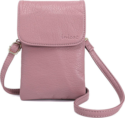 Small Crossbody Bags for Women Vegan Leather Cross Body Phone Purse | Lightweight Cell Phone Wallet, Women's Shoulder Handbags, Mini Cross Body Bag for Woman Travel Shopping Everyday Daily Use