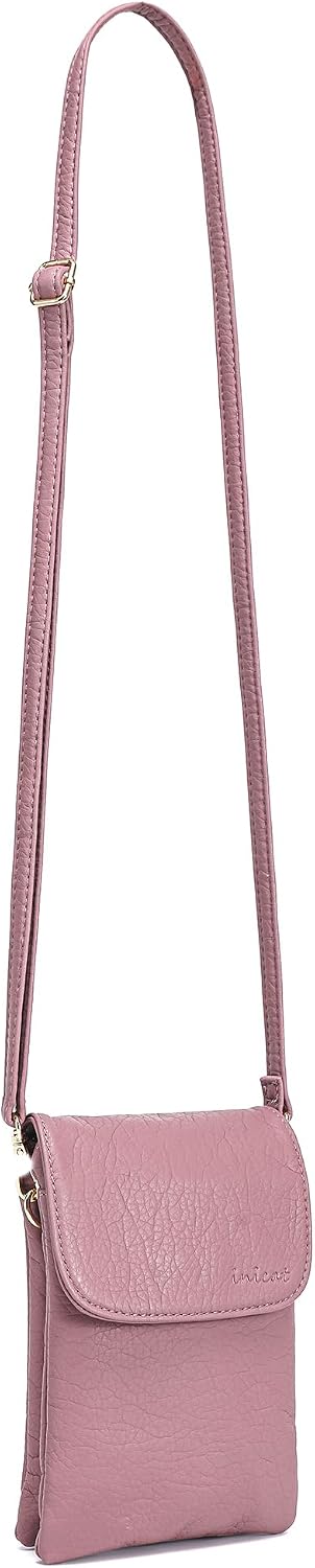 Small Crossbody Bags for Women Vegan Leather Cross Body Phone Purse | Lightweight Cell Phone Wallet, Women's Shoulder Handbags, Mini Cross Body Bag for Woman Travel Shopping Everyday Daily Use