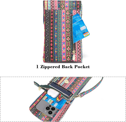 Small Crossbody Bags for Women Vegan Leather Cross Body Phone Purse | Lightweight Cell Phone Wallet, Women's Shoulder Handbags, Mini Cross Body Bag for Woman Travel Shopping Everyday Daily Use