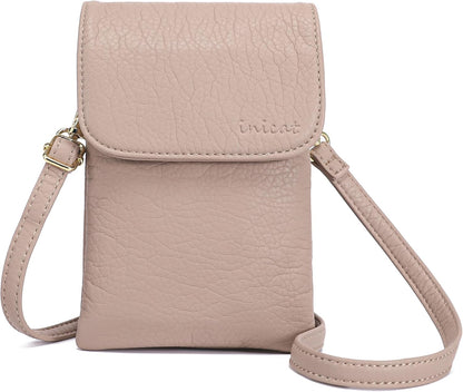 Small Crossbody Bags for Women Vegan Leather Cross Body Phone Purse | Lightweight Cell Phone Wallet, Women's Shoulder Handbags, Mini Cross Body Bag for Woman Travel Shopping Everyday Daily Use