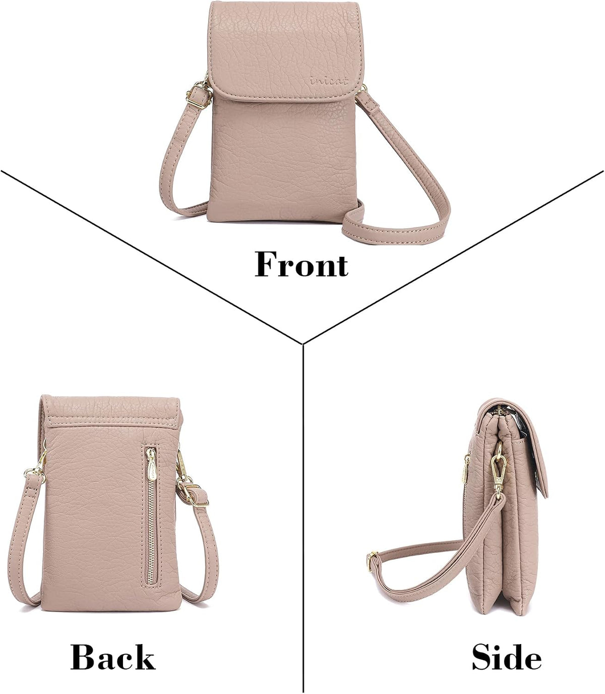 Small Crossbody Bags for Women Vegan Leather Cross Body Phone Purse | Lightweight Cell Phone Wallet, Women's Shoulder Handbags, Mini Cross Body Bag for Woman Travel Shopping Everyday Daily Use
