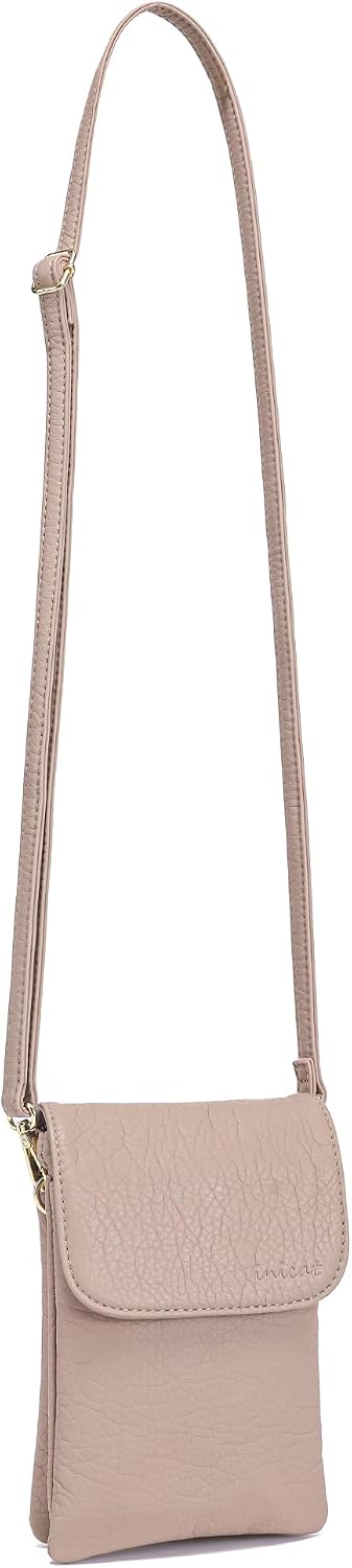 Small Crossbody Bags for Women Vegan Leather Cross Body Phone Purse | Lightweight Cell Phone Wallet, Women's Shoulder Handbags, Mini Cross Body Bag for Woman Travel Shopping Everyday Daily Use