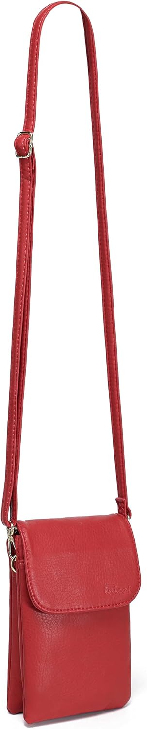 Small Crossbody Bags for Women Vegan Leather Cross Body Phone Purse | Lightweight Cell Phone Wallet, Women's Shoulder Handbags, Mini Cross Body Bag for Woman Travel Shopping Everyday Daily Use