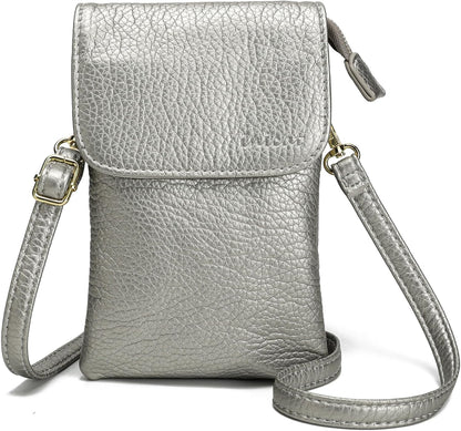 Small Crossbody Bags for Women Vegan Leather Cross Body Phone Purse | Lightweight Cell Phone Wallet, Women's Shoulder Handbags, Mini Cross Body Bag for Woman Travel Shopping Everyday Daily Use