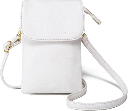 Small Crossbody Bags for Women Vegan Leather Cross Body Phone Purse | Lightweight Cell Phone Wallet, Women's Shoulder Handbags, Mini Cross Body Bag for Woman Travel Shopping Everyday Daily Use