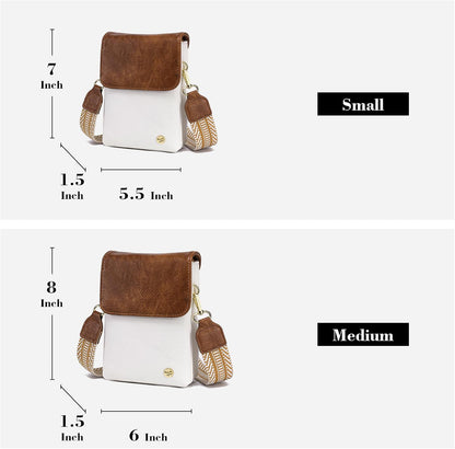 Small Crossbody Bags for Women Vegan Leather Cross Body Phone Purse | Lightweight Cell Phone Wallet, Women's Shoulder Handbags, Mini Cross Body Bag for Woman Travel Shopping Everyday Daily Use