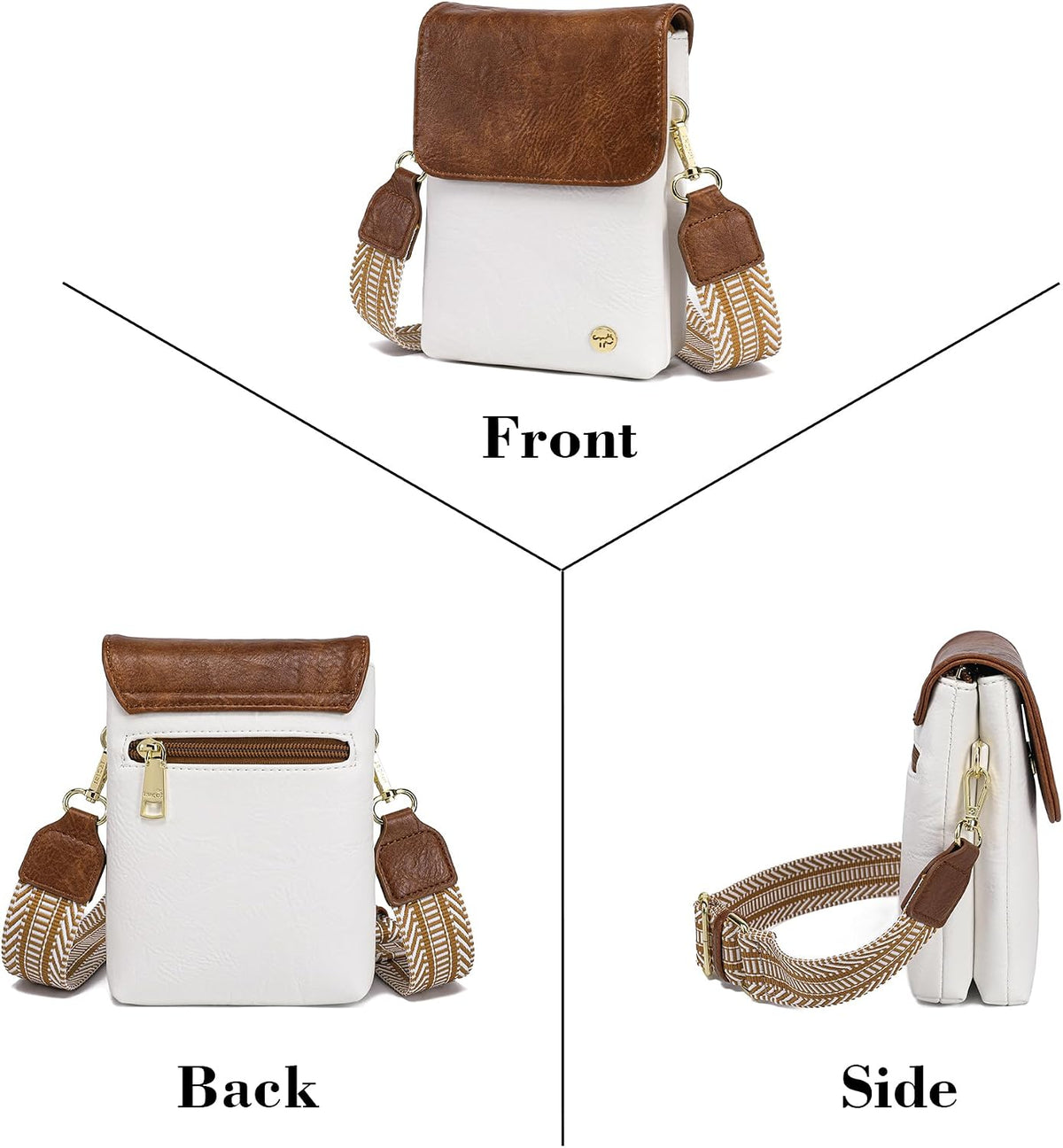 Small Crossbody Bags for Women Vegan Leather Cross Body Phone Purse | Lightweight Cell Phone Wallet, Women's Shoulder Handbags, Mini Cross Body Bag for Woman Travel Shopping Everyday Daily Use