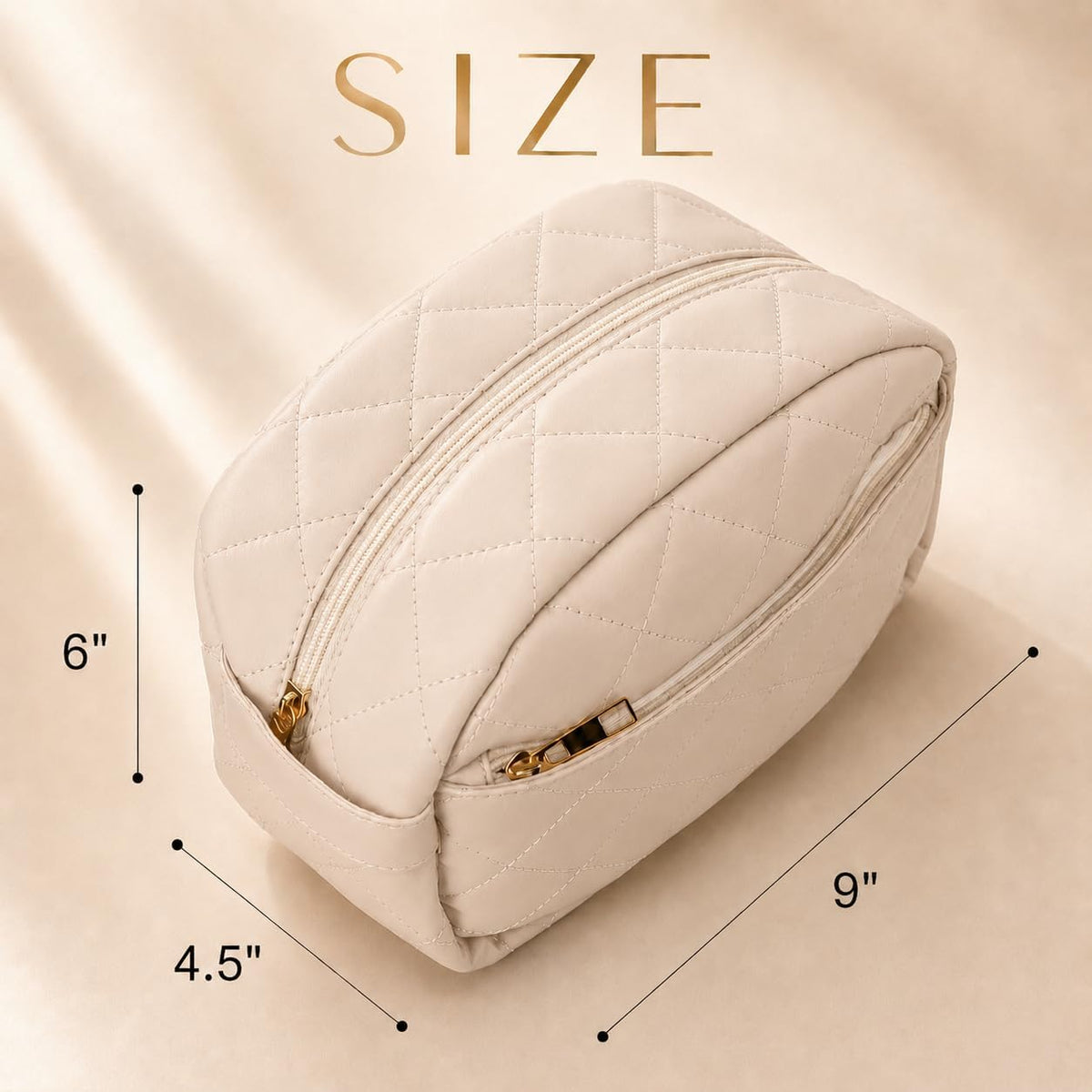 Double-layer Cosmetic Bag Makeup Bag Travel Makeup Bag Makeup Bags for Women Cosmetics Cases Portable Waterproof Foldable (Leopard)