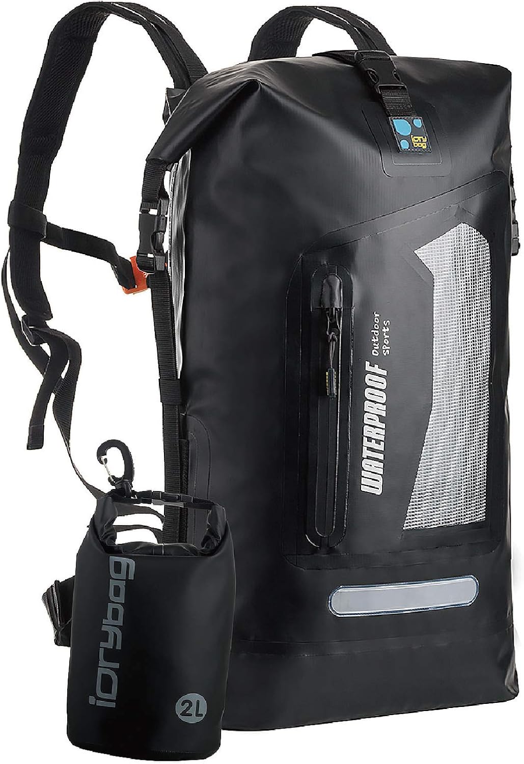Waterproof Backpack for Men 20L/30L/40L, Floating Dry Bag Kayak, Dry Backpack Hiking