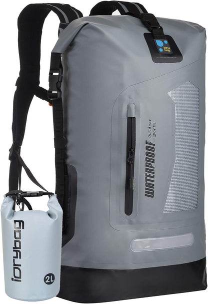 Waterproof Backpack for Men 20L/30L/40L, Floating Dry Bag Kayak, Dry Backpack Hiking