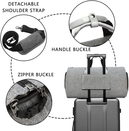 Garment Bags for Travel, 45L Carry on Convertible Garment Duffle bag | Men Women - 2 in 1 Hanging Suit Travel Bag with Shoulder Strap