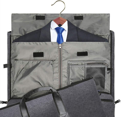 Garment Bags for Travel, 45L Carry on Convertible Garment Duffle bag | Men Women - 2 in 1 Hanging Suit Travel Bag with Shoulder Strap