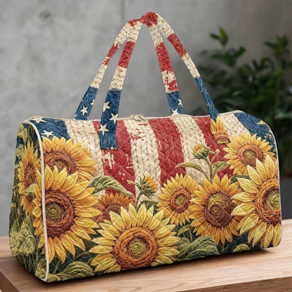 Quilted Tote Bag Large Car Womens Gym Puffer Bag Lightweight Large Capacity Bag with Top Handles Built-in Pockets for Travel, Camping, Work and Shopping