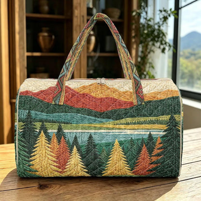 Quilted Tote Bag Large Car Womens Gym Puffer Bag Lightweight Large Capacity Bag with Top Handles Built-in Pockets for Travel, Camping, Work and Shopping