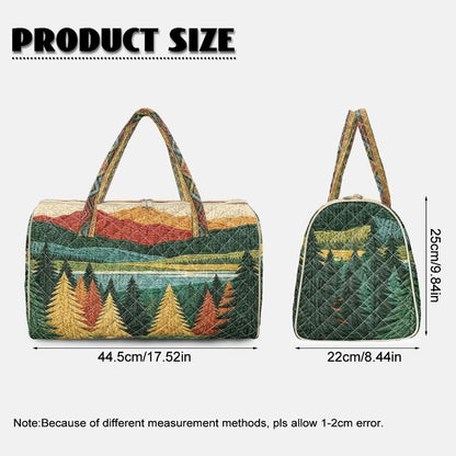 Quilted Tote Bag Large Car Womens Gym Puffer Bag Lightweight Large Capacity Bag with Top Handles Built-in Pockets for Travel, Camping, Work and Shopping