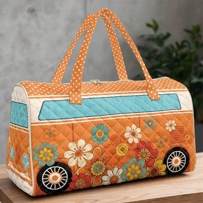 Quilted Tote Bag Large Car Womens Gym Puffer Bag Lightweight Large Capacity Bag with Top Handles Built-in Pockets for Travel, Camping, Work and Shopping