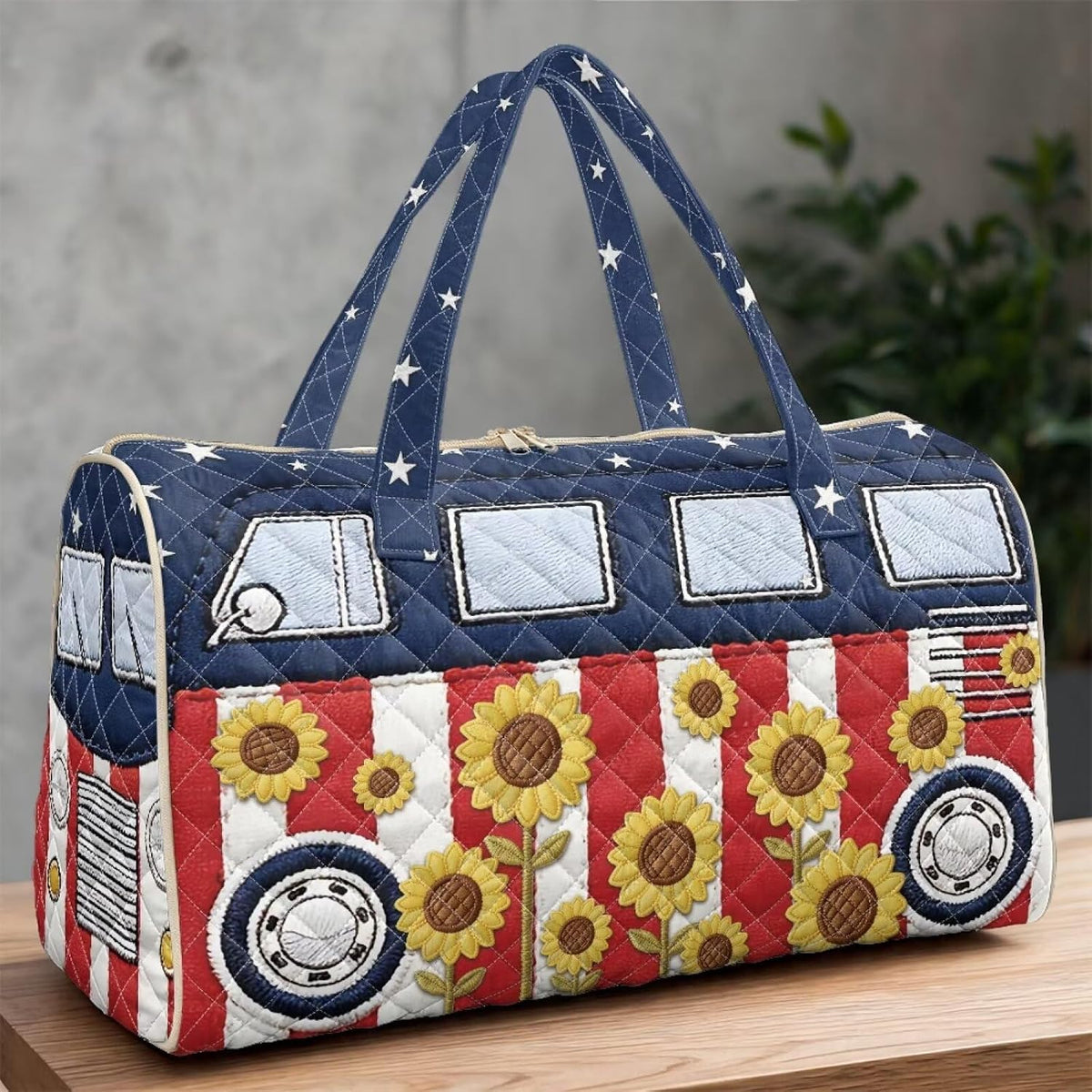 Quilted Tote Bag Large Car Womens Gym Puffer Bag Lightweight Large Capacity Bag with Top Handles Built-in Pockets for Travel, Camping, Work and Shopping
