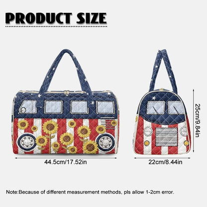 Quilted Tote Bag Large Car Womens Gym Puffer Bag Lightweight Large Capacity Bag with Top Handles Built-in Pockets for Travel, Camping, Work and Shopping
