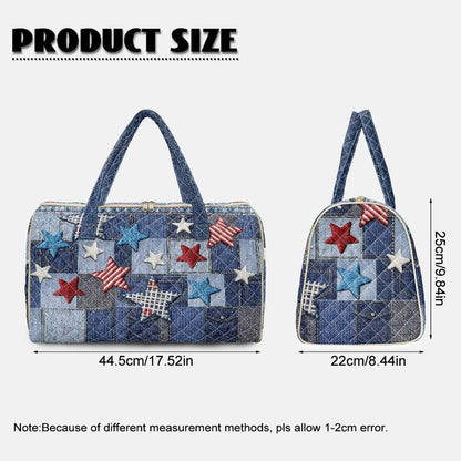 Quilted Tote Bag Large Car Womens Gym Puffer Bag Lightweight Large Capacity Bag with Top Handles Built-in Pockets for Travel, Camping, Work and Shopping