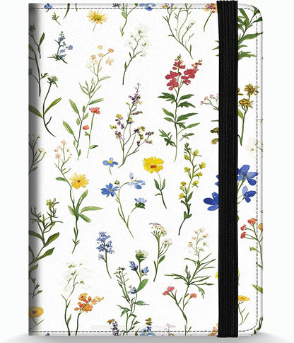 Passport Holder Wallet Cover Case,RFID Blocking Passport Cover,Large Capacity Travel Wallet with Multi Card Slots (Butterfly and Moon)