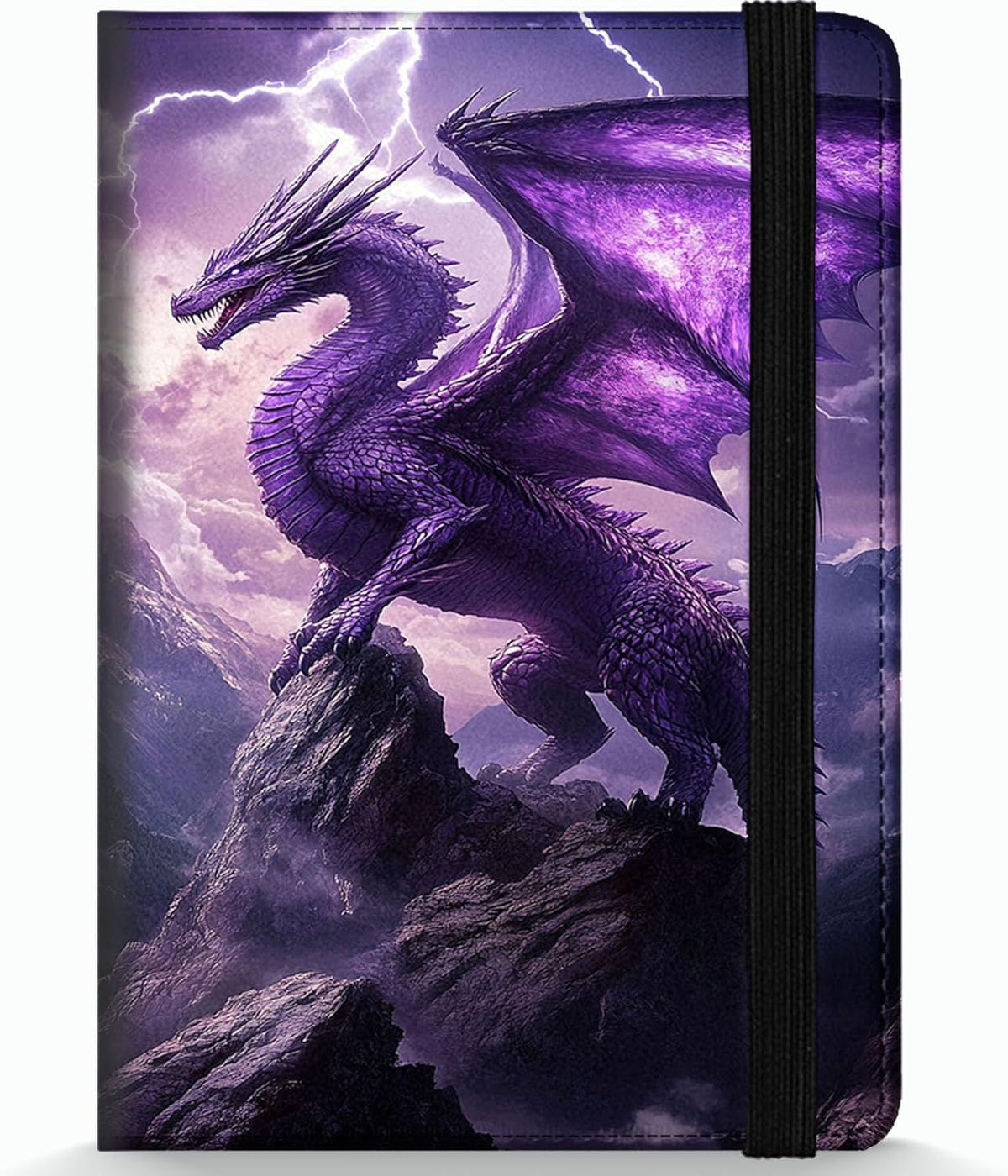 Passport Holder Wallet Cover Case,RFID Blocking Passport Cover,Large Capacity Travel Wallet with Multi Card Slots (Butterfly and Moon)