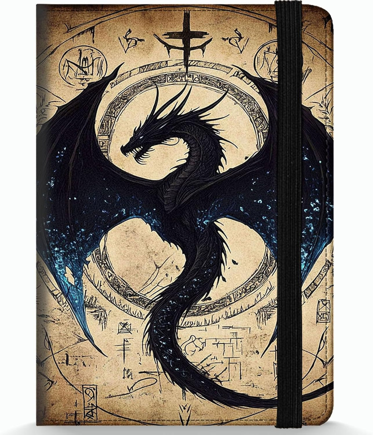 Passport Holder Wallet Cover Case,RFID Blocking Passport Cover,Large Capacity Travel Wallet with Multi Card Slots (Butterfly and Moon)