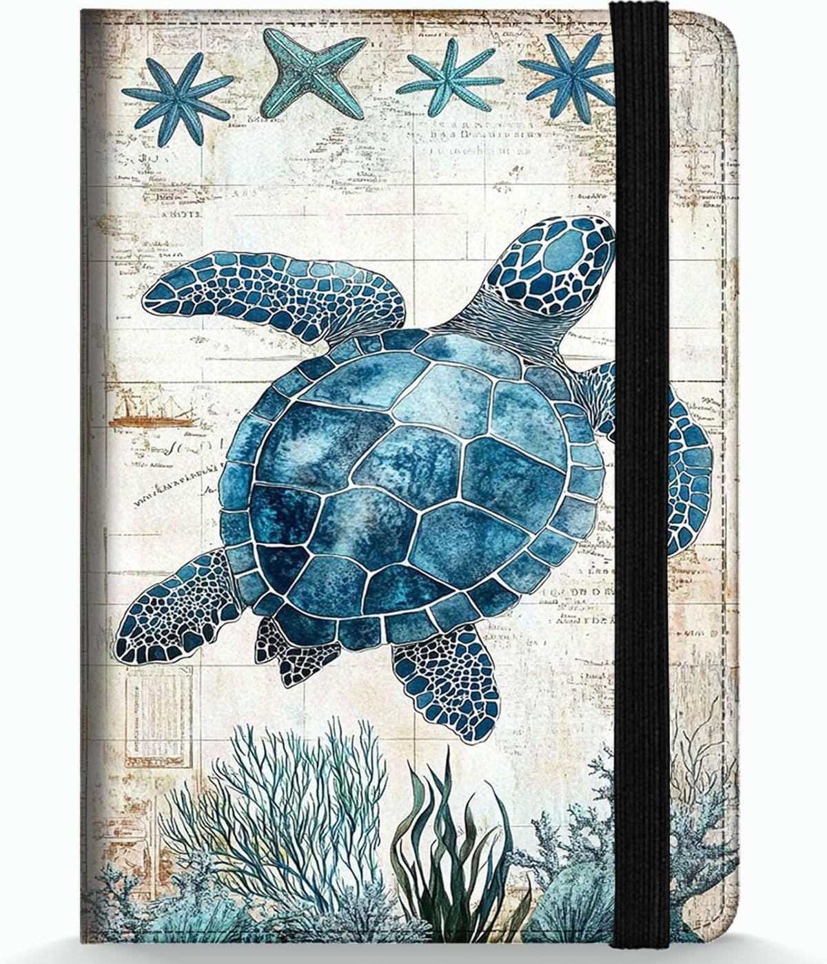Passport Holder Wallet Cover Case,RFID Blocking Passport Cover,Large Capacity Travel Wallet with Multi Card Slots (Butterfly and Moon)