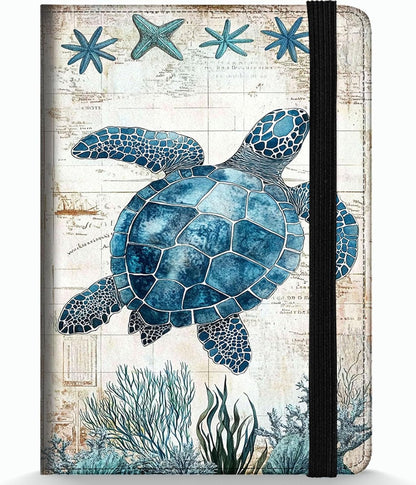 Passport Holder Wallet Cover Case,RFID Blocking Passport Cover,Large Capacity Travel Wallet with Multi Card Slots (Butterfly and Moon)