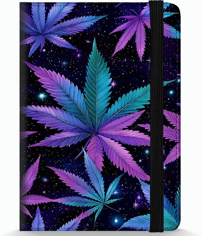Passport Holder Wallet Cover Case,RFID Blocking Passport Cover,Large Capacity Travel Wallet with Multi Card Slots (Butterfly and Moon)
