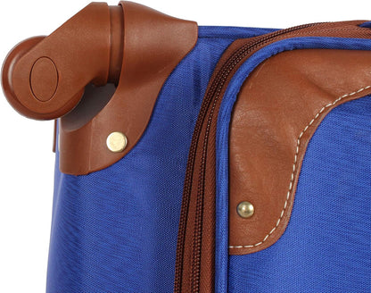 Designer-Gepckkollektion Leichter Softside-Koffer fr Damen und Herren strapazierfhige 50,8 cm groe Tragetasche mit 4 rollenden Spinner-Rdern, Legends Turquoise, 20in, Carry on Bag With