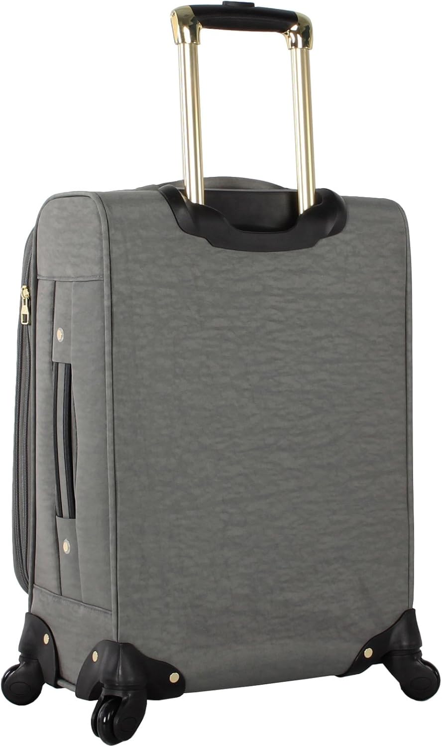 Designer-Gepckkollektion Leichter Softside-Koffer fr Damen und Herren strapazierfhige 50,8 cm groe Tragetasche mit 4 rollenden Spinner-Rdern, Legends Turquoise, 20in, Carry on Bag With
