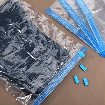 4 Pcs Roll Up Compression Bags, No Pump Needed | 13.8 X19.7in Roll Up Vacuum Bags for Travel, Travel Compression Bags for Packing