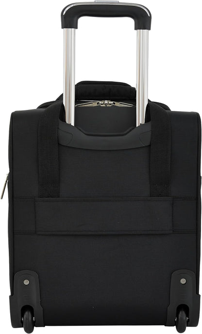 16" Underseat Carry-On Luggage with USB/USB-C Ports, Blue Depths