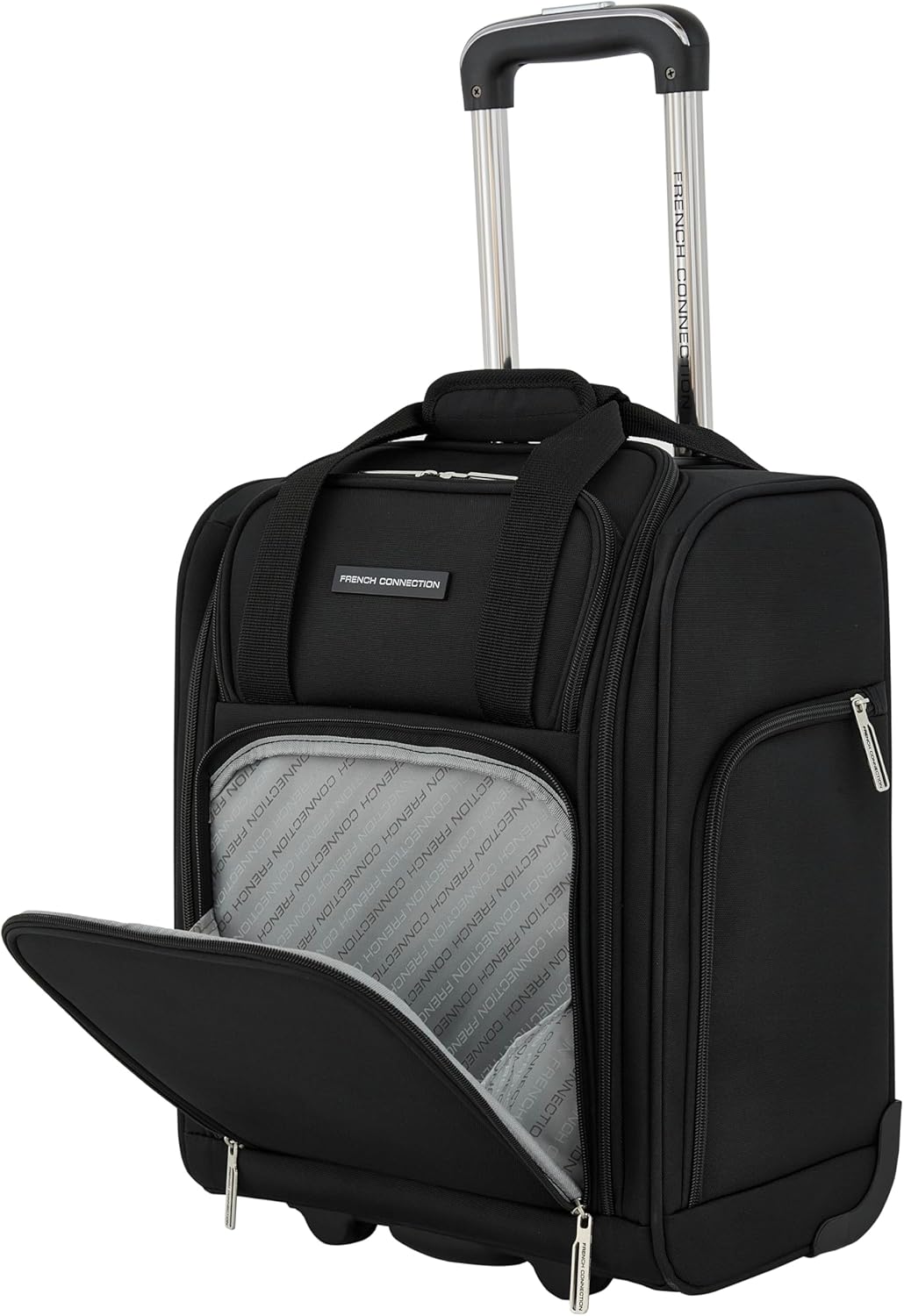 16" Underseat Carry-On Luggage with USB/USB-C Ports, Blue Depths