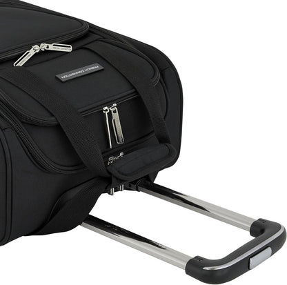 16" Underseat Carry-On Luggage with USB/USB-C Ports, Blue Depths