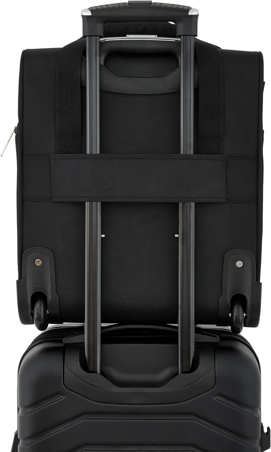 16" Underseat Carry-On Luggage with USB/USB-C Ports, Blue Depths