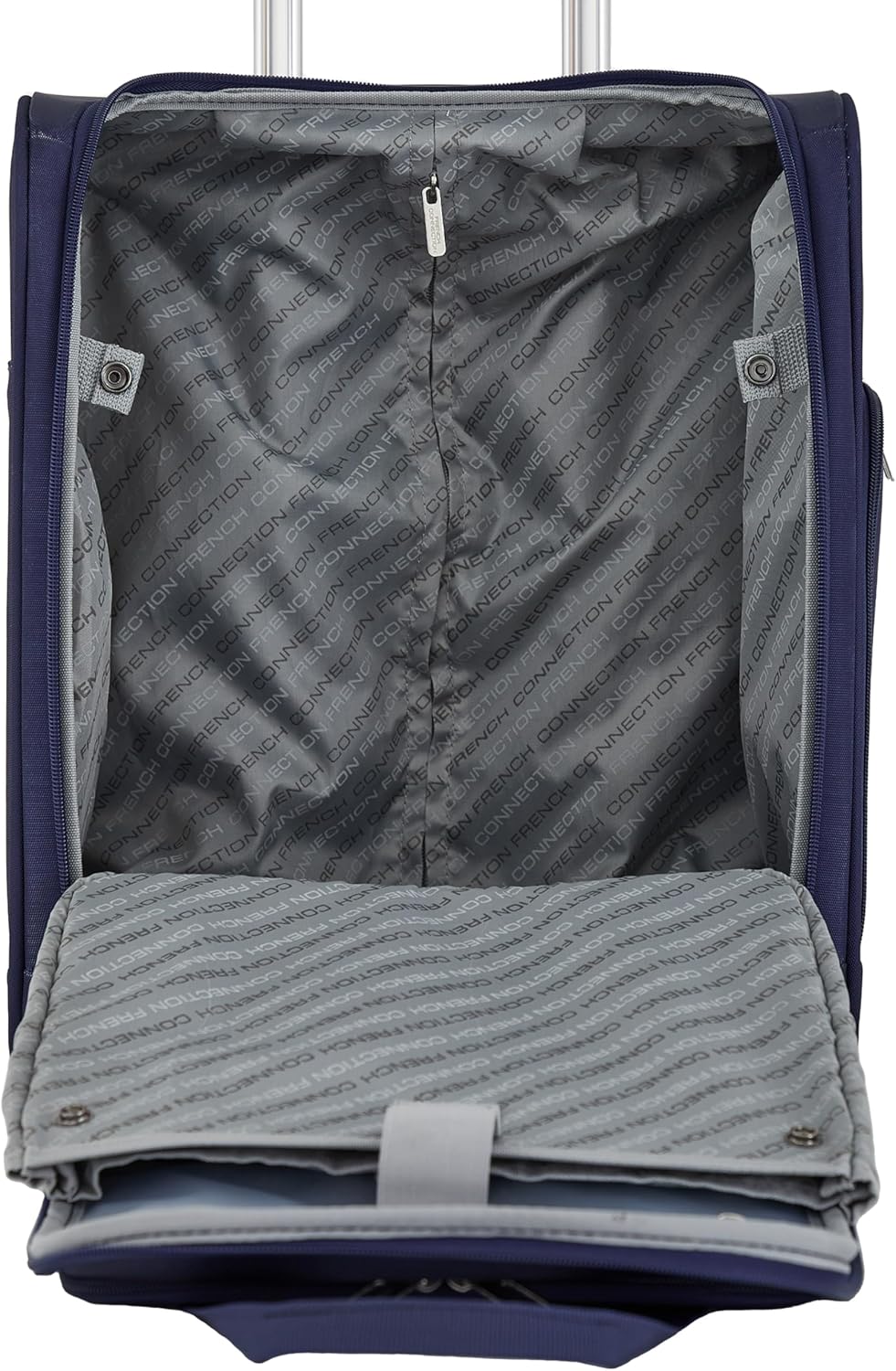 16" Underseat Carry-On Luggage with USB/USB-C Ports, Blue Depths