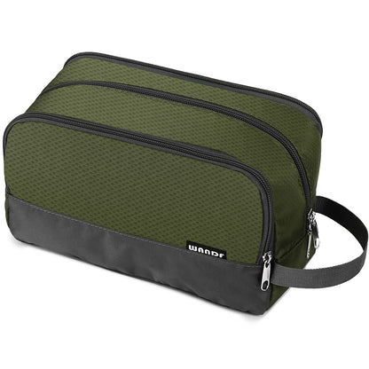Travel Toiletry Bag for Men, Small Dopp Kit for Toiletries | Water-Resistant Fabric, Travel Bag for Toiletries, Compact Storage, Shaving Accessories, Weekend Trips