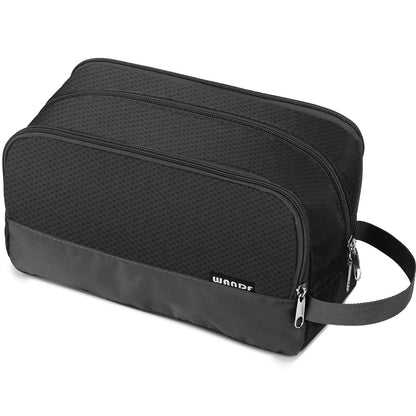 Travel Toiletry Bag for Men, Small Dopp Kit for Toiletries | Water-Resistant Fabric, Travel Bag for Toiletries, Compact Storage, Shaving Accessories, Weekend Trips