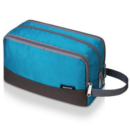 Travel Toiletry Bag for Men, Small Dopp Kit for Toiletries | Water-Resistant Fabric, Travel Bag for Toiletries, Compact Storage, Shaving Accessories, Weekend Trips