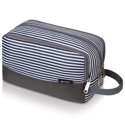 Travel Toiletry Bag for Men, Small Dopp Kit for Toiletries | Water-Resistant Fabric, Travel Bag for Toiletries, Compact Storage, Shaving Accessories, Weekend Trips