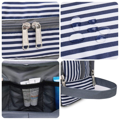Travel Toiletry Bag for Men, Small Dopp Kit for Toiletries | Water-Resistant Fabric, Travel Bag for Toiletries, Compact Storage, Shaving Accessories, Weekend Trips