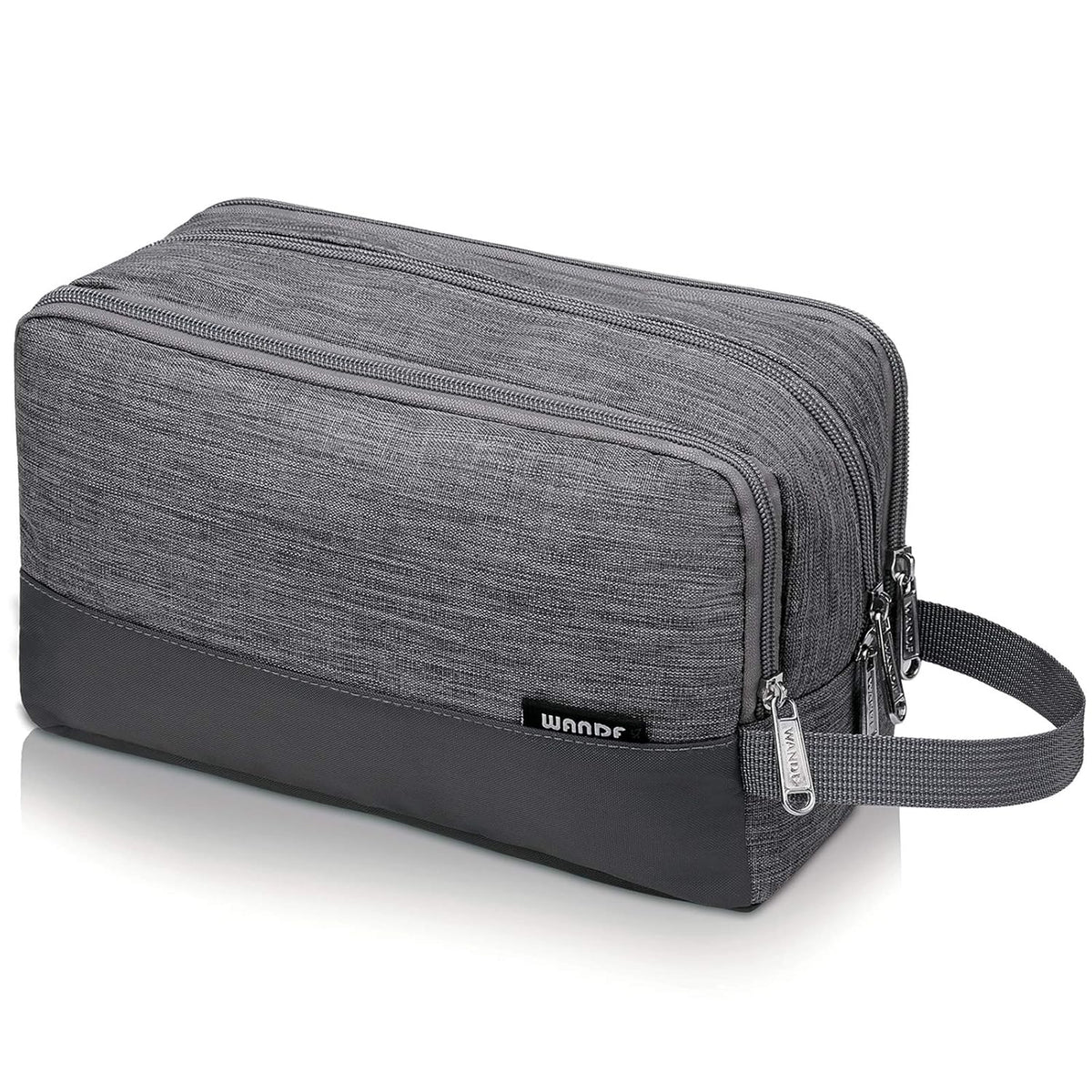 Travel Toiletry Bag for Men, Small Dopp Kit for Toiletries | Water-Resistant Fabric, Travel Bag for Toiletries, Compact Storage, Shaving Accessories, Weekend Trips